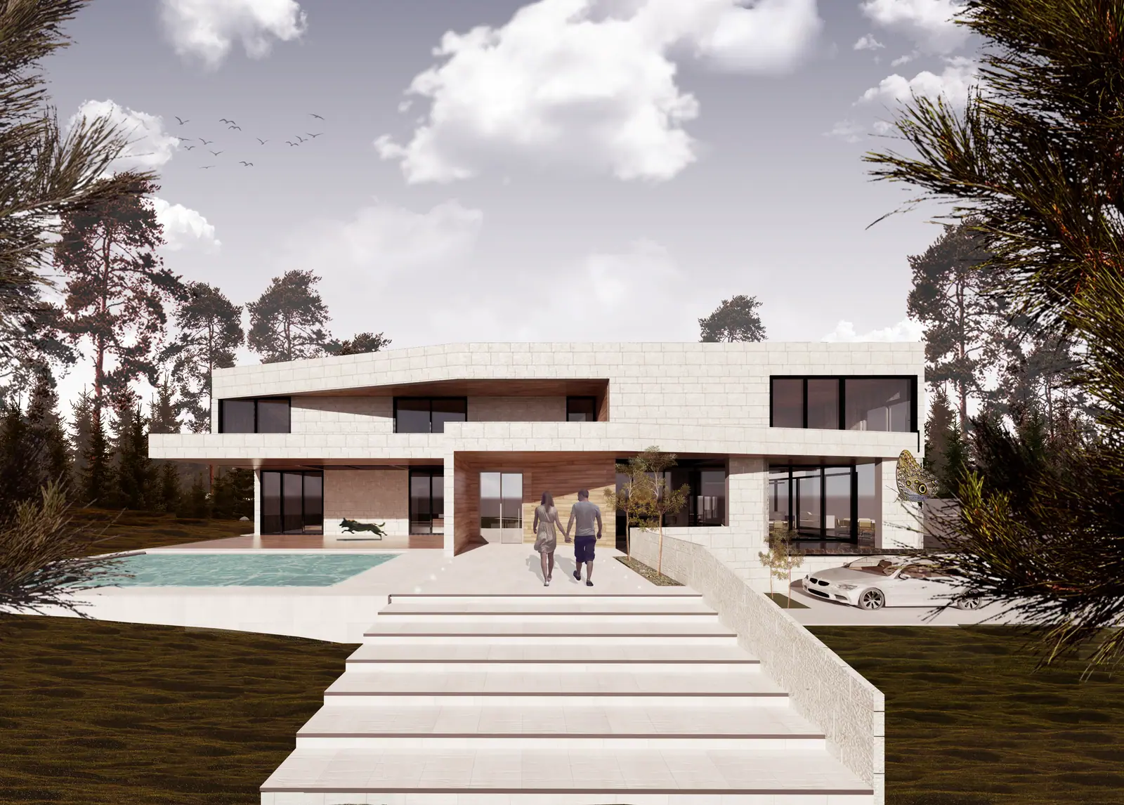 The Sunken Garden — Visualização de projeto