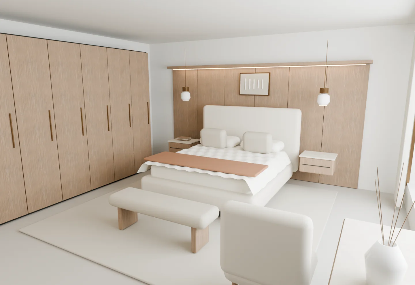 Um quarto para abrandar. O quarto